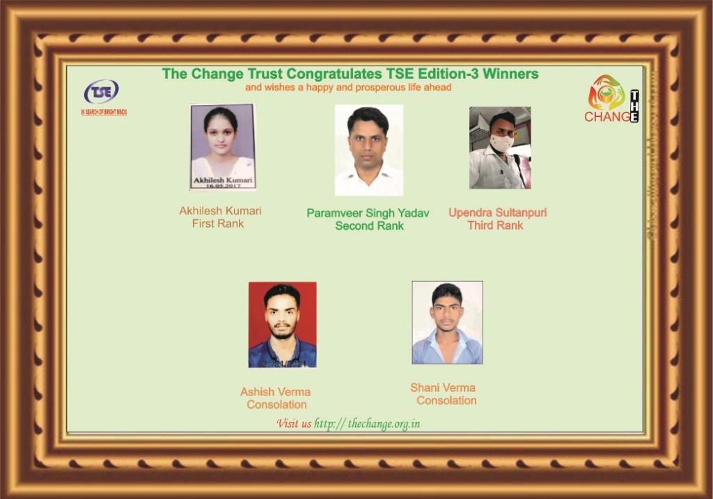 TSE Edition-3 Winners